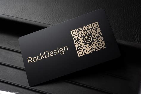 metal electronic business cards